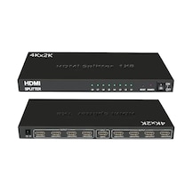 7014 Hdmı Splıtter 1 8 4k 8 Port 1080p 4k X 2k 3d 8 Port Hdmı Splıtter Dağıtıcı