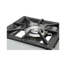 İnoxmaster Çift Yanışlı Yer Ocağı Ce Belgeli Doğalgazlı