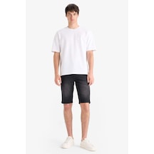 DeFacto Regular Fit Jean Bermuda Şort E5979AX25SMNM40