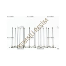 Maher 10125 Supap Takım Corolla 1.6 16v In 8 Ölçü 29.9x6x91.5 Ex 8 Ölçü 24.5x6x92 13711-15050 Diğer