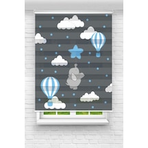 Perdecizade Enxboy Uçan Fil Dijital Baskılı Zebra Perde-cocuk Odası-stor Perde Tyc97df2233fc4d3b48eed900 Renkli
