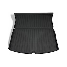 Ayrex Juniper İle Uyumsuzdur 3'lü Set Li Parts Tesla Model Y Fit Kalıp Premium Yeni Tpe 3d Havuzlu Bagaj Paspas S Genel