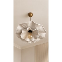 Lioraa Lighting Flora Mono 45 Cm Sarkıt Avize Kırık Beyaz
