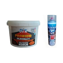 Avantajlı Su Yalıtım Paketi Uv-K Premium Silikonlu Boya 7.5 Kg ve