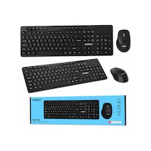 Bezos Kablosuz Multimedya Klavye Ve Mouse Seti Q Klavye - Siyah Agc Diğer