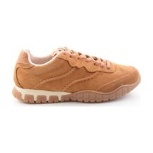Bambi Taba Süet Hakiki Deri Kadın Sneaker K01753516102