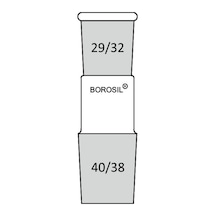 Cam Küçültme Adaptörü 29 32 - 40 38 Şilifli