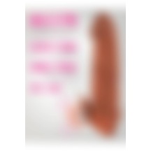 Amoria Shop Uyarıcı Tırtıklı Titreşimli Uzatmalı 3 Cm Dolgulu 19 Cm Testis Tutacaklı Melez Realistik Penis Kılıf