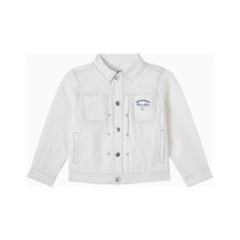 Bonpoint Leddis Beyaz Denim Çocuk Ceketi Aksesuar Seti Y 6 Bonpoint Leddis Beyaz Denim Çocuk Ceketi Aksesuar Seti Y 6