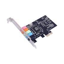 Youmex Pcı-e Dahili Ses Kartı Cmı8738 - 5.1 Ses Kanalı, 6 Kanal Surround Çıkışı, Masaüstü Bilgisayarlar İçin