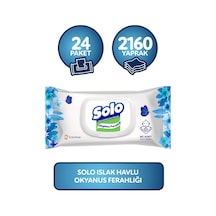 Solo Okyanus Ferahlığı Islak Havlu Mendil 24 X 90'Lı