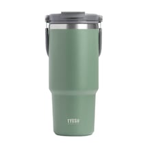 Tyeso Dailyneed Termos Vakumlu Paslanmaz Çelik İki Katmanlı 1050ml - Yeşil TS-8829Y Çok Renkli