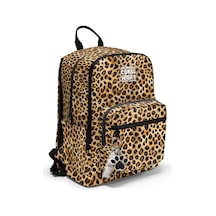 Coral High Kahverengi Leopar Desenli Okul Sırt Çantası 23681 Kahverengi - Siyah
