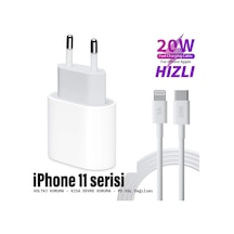 İphone11 11 Pro 11 Pro Max Uyumlu Şarj Aleti Ve Kablosu 20w Hızlı Pd Type-c