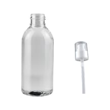 100ml Şeffaf Plastik Şişe Sıvı Sabun Pompalı, 12 Adet, Sabun Şişesi, Pompalı Şişe, Duş Jeli Şişesi, Kozmetik Şişe Şeffaf