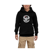 Zepplin Giyim UFC Nurmagomedov Siyah Çocuk Kapşonlu Sweatshirt Siyah