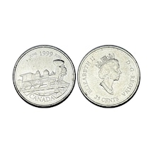 Kanada 1999 Yılı Haziran 1999, Kıyıdan Kıyıya 25 Cent Koleksiyon Para