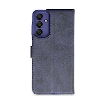 Ankaverse Samsung Galaxy Uyumlu M15 Kılıf Trend S Plus Kapaklı Kılıf - Lacivert