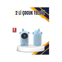 Çocuk - 623 - Ve Bebek Telsizi 22 Al, Vox Modu, Usb Şarjlı, - Edntrend - Renkli Ekran Mavi