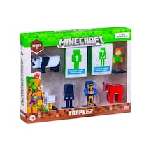 Pmı/mc22270 Minecraft 3d Toppeez 8li Deluxe Figür Seti Seri 2 Aso