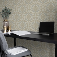 Damask Pattern Wallpaper - Duvar Kağıdı, Krem - Ephes 6802-1, 10,60 M²