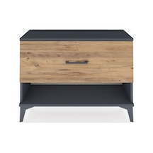 Arges Şifonyer Tek Çekmeceli 88x30x64 Antrasit-çam Antrasit