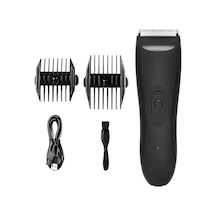 Vkemall Erkek Saç Ve Sakal Trimmerı, Ipx7 Su Geçirmez, 2 Kılavuz Tarak Ve Temizleme Fırçası İle Siyah