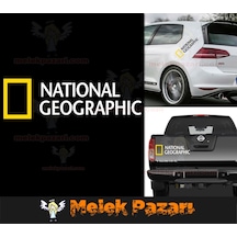2 Adet National Geographic Oto Sticker, Araba Stickerı