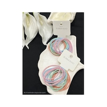 12 Adet Renkli Lastik Toka Renkli - 675936431 Renkli