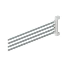 Çamaşır Havlu Askı 4 Kol Beyaz M-cb04-01 4 Renk