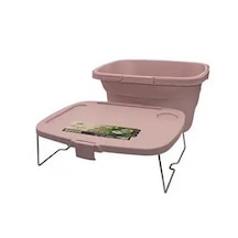 Magic Silikonlu Katlanabilir Kamp,piknik Sepeti- 21 Lt Pembe
