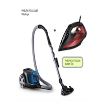 Philips Power Compact FC9332/07 Elektrikli Süpürge + Philips DST7022/40 Buharlı Ütü