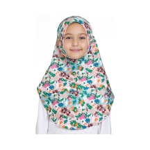 Hürrem Bone Zümrüt Pratik Hazır Geçmeli Genç Tesettür Bone Jakar Desenli Hijab 2408 37 Zümrüt