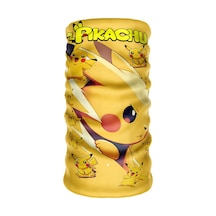 Bebo Store Extreme Spor Motor Ve Bisiklet Kullananlara Özel Desenli Reflektörlü Buf Boyunluk Bandana Balaklava Pokemon-191 Çok Renkli