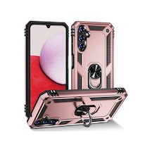 Samsung Galaxy A04s Kılıf Sofya Yüzüklü Silikon Kapak - Rose