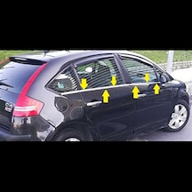 Db Chrome Citroen C4 Hb Cam Çıtası Nikelajı 2004-2010 8 Parça  P.Ç
