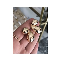 Gold Küçük Damla Küpe Altın