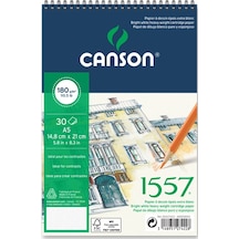 Canson 1557 Resim Ve Çizim Blok 180 Gr A5 20 Yp Üstten Spiralli