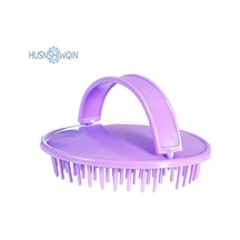 Mor Parmak Toka Tasarım Yuvarlak Fırça İğne Şampuan Fırça Saç Kökü Kaşıntı Saç Derisi Masaj Tarak Saç Malzemeleri