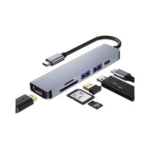 Lexroo Usb C Hub, Macbook Uyumlu Pro Ve Hava Aksesuarları İçin Çoklu Bağlantı Noktalı Usb C Adaptörü