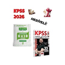 2026 Kpss Coğrafya 33 + 6 Deneme Seti 2 Kitap Bigelio Ve Yargı Ya