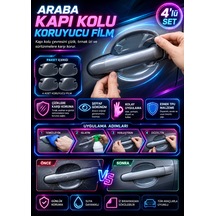 4 Adet Şeffaf