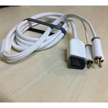 Ekstra Kaliteli 2 Metre Nintendo Wii Rca Kablo 3 Rca Lale Belirtilmemiş