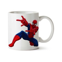 Spider Man Örümcek Adam İki Tarafı Baskılı Kupa Bardak Çok Renkli