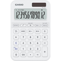Casio Ms-20yc-we-w-dp Hesap Makinesi Desktop Gri - Siyah