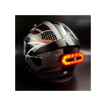 Kask Arkası Uyarı Led Işığı - Kask Ledi - Gece Kask Ledi Çok Renkli
