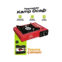 Zenviya21 Portatif Kamp Ocağı 2.3kw Taşınabilir Tekli Gazlı Ocak Rüzgar Geçirmez Zenya785 Renkli