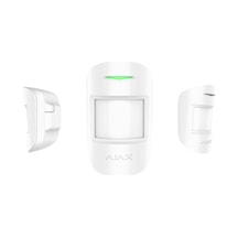 Ajax Combiprotect Kuyumcu Mikrofonlu Kablosuz Ir Hareket Ve Cam Kırılma Dedektörü Beyaz