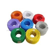 1x0.50 MM2 SIAF 22 AWG 8 Renk Yumuşak Silikon Kablo 1 Metre
