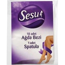 Sesu Ağda Bezi 10'lu + Spatula